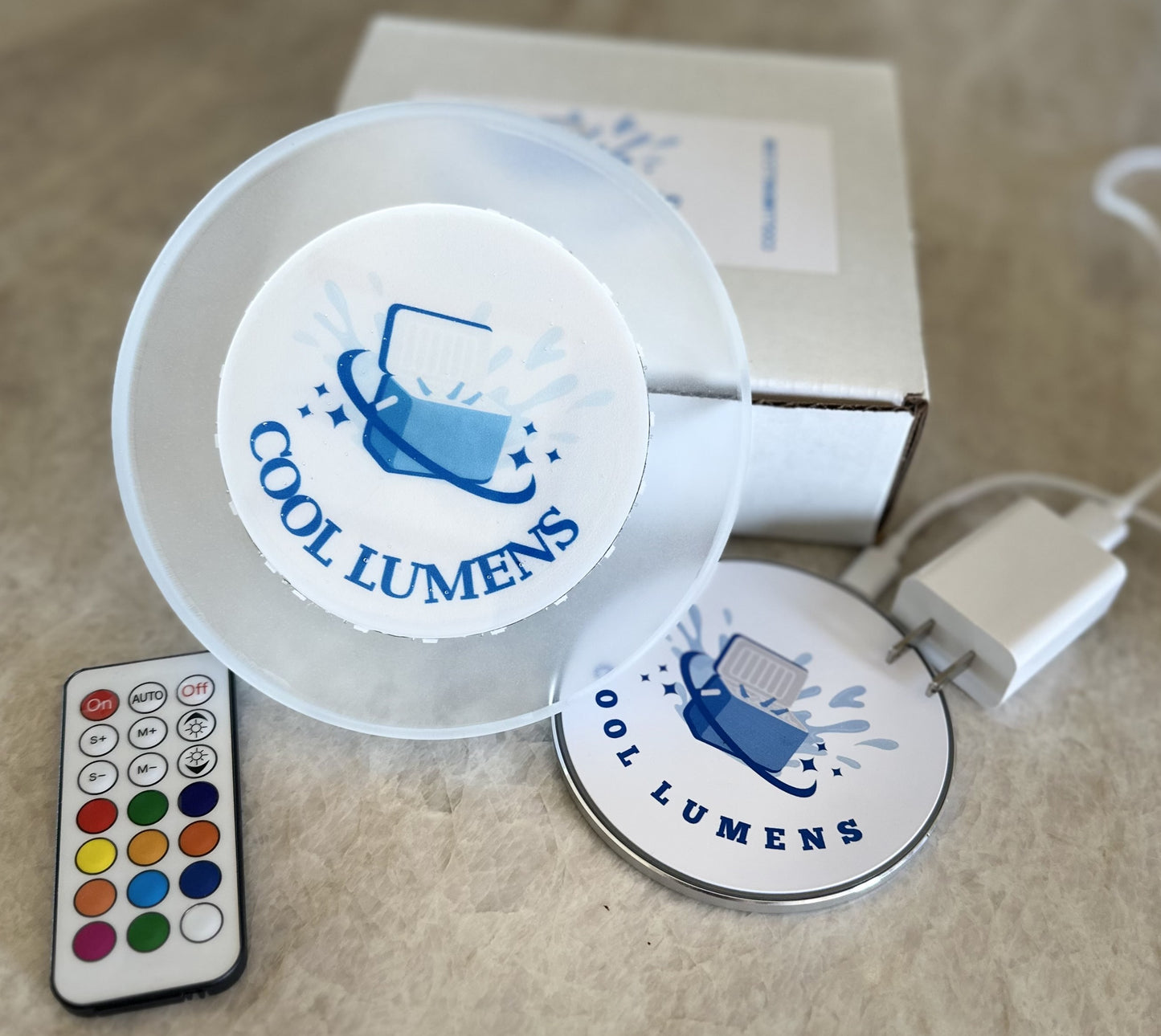 Cool Lumens Cooler Light Complete with Charging Base